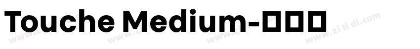 Touche Medium字体转换